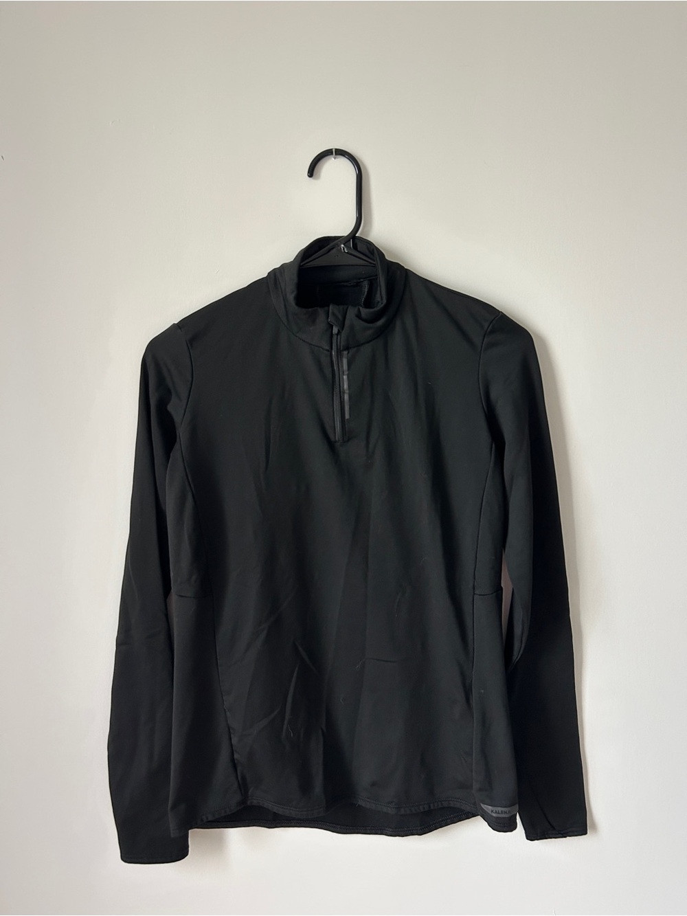 Men's Black Performance Quarter-Zip Pullover Jacket